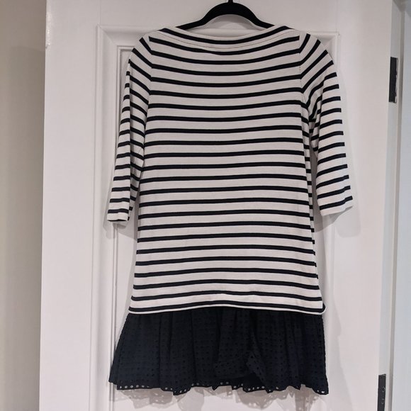 Kate Spade Broom Street Eyelet Stripe Dress | XS - Picture 7 of 8